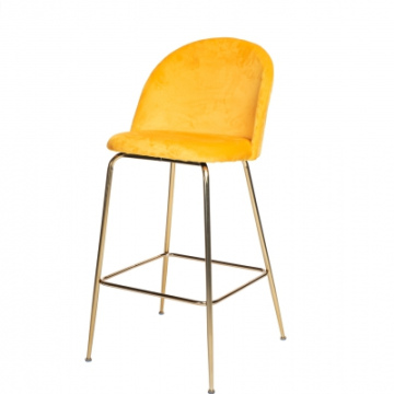 Chaise haute PRASLIN haute jaune