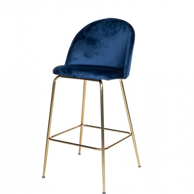 Chaise haute PRASLIN haute bleu